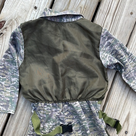 KIDS Special Forces Military Jumpsuit  Costume Size 3-4 - Picture 10 of 13